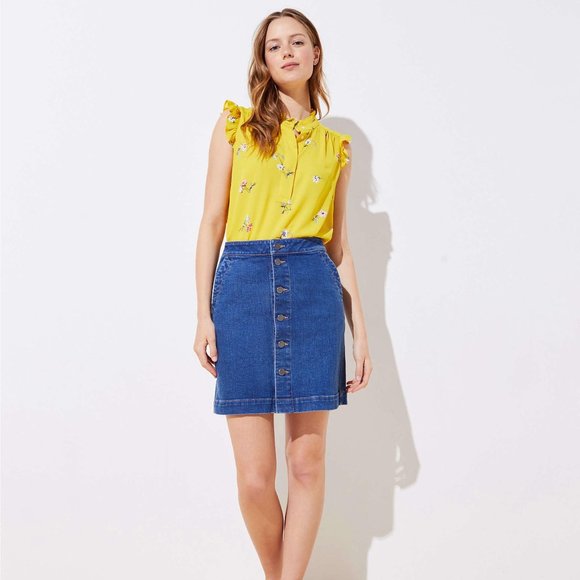Loft jean skirt Clearance
